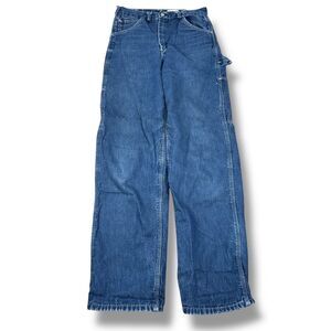 True Vintage Madewell New Bedford Carpenter Jeans Mens 28 x 32 Blue‎ Blanket 80s